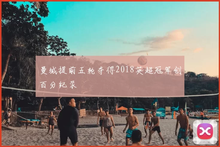 曼城提前五轮夺得2018英超冠军创百分纪录